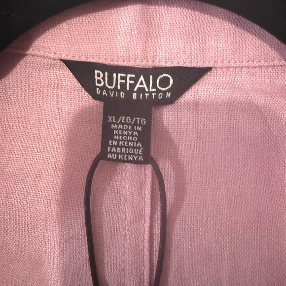 Buffalo David Bitton Light Pink Shirt - Picture 2 of 4